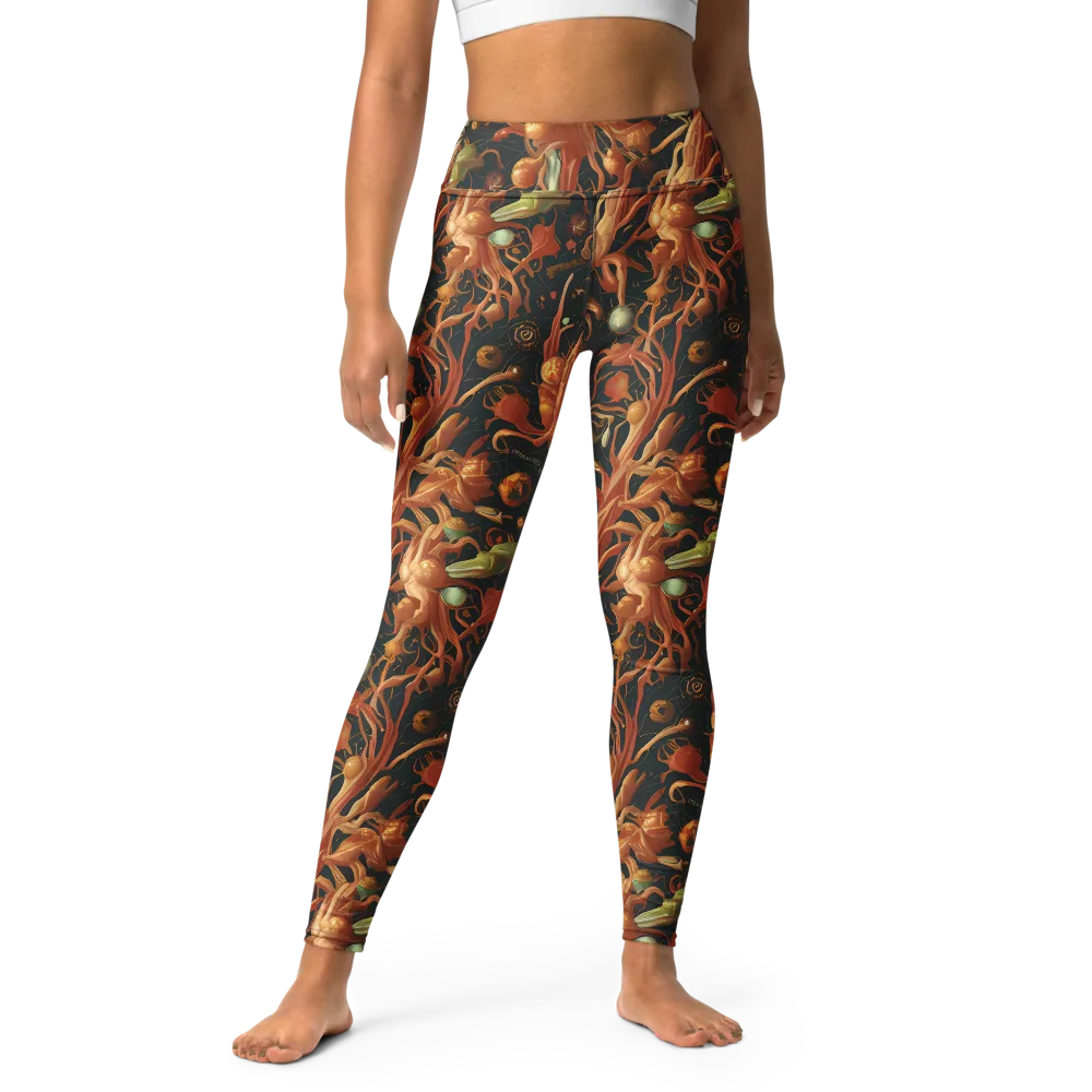 Bosschaert's Nebula on Yoga Leggings — Front