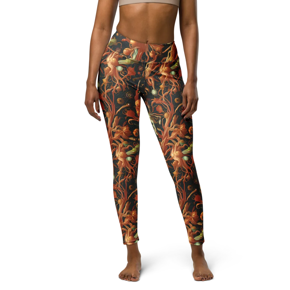 Bosschaert's Nebula on Yoga Leggings — Front