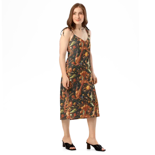 Bosschaert's Nebula on a Slip Dress
