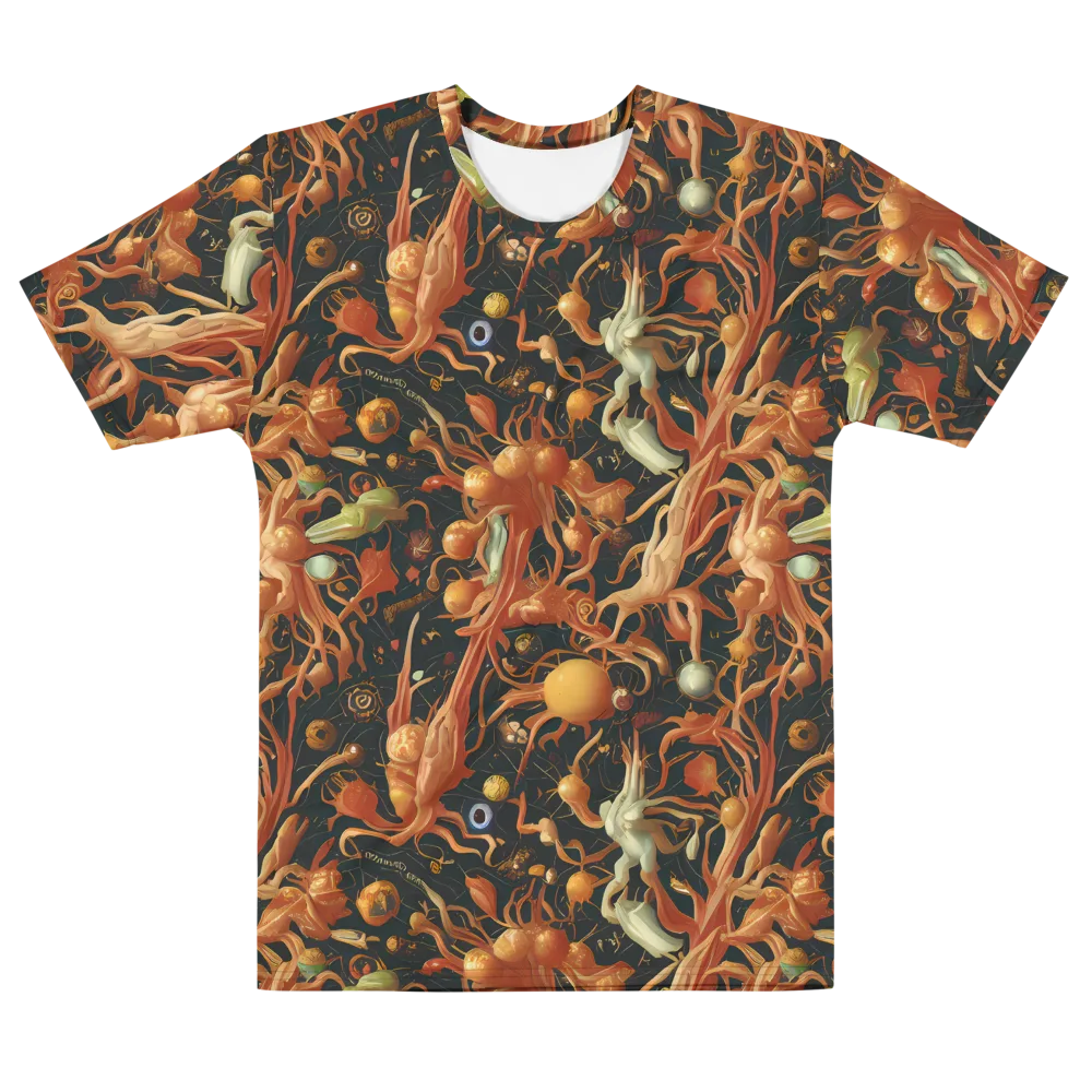 Bosschaert's Nebula on Men's Cotton Crew Neck T-Shirt — Front