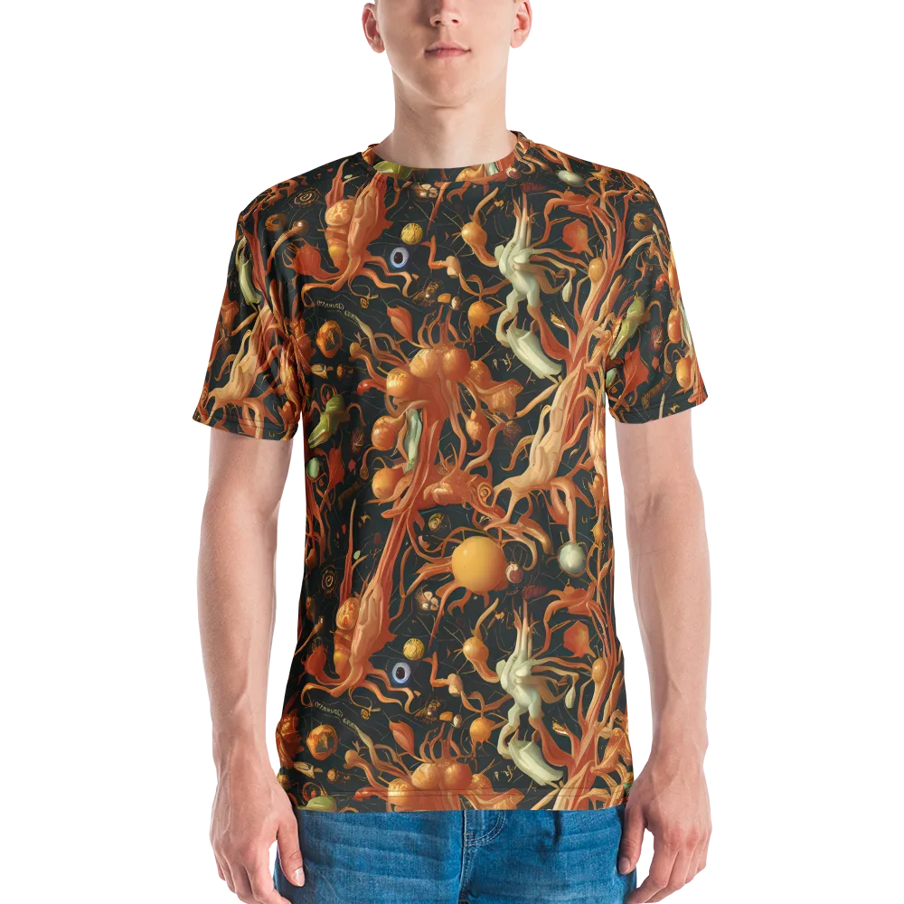 Bosschaert's Nebula on Men's Crew Neck T-Shirt — Front