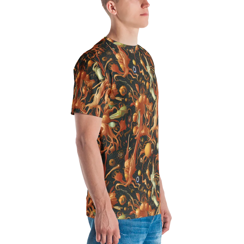 Bosschaert's Nebula on Men's Crew Neck T-Shirt — Right