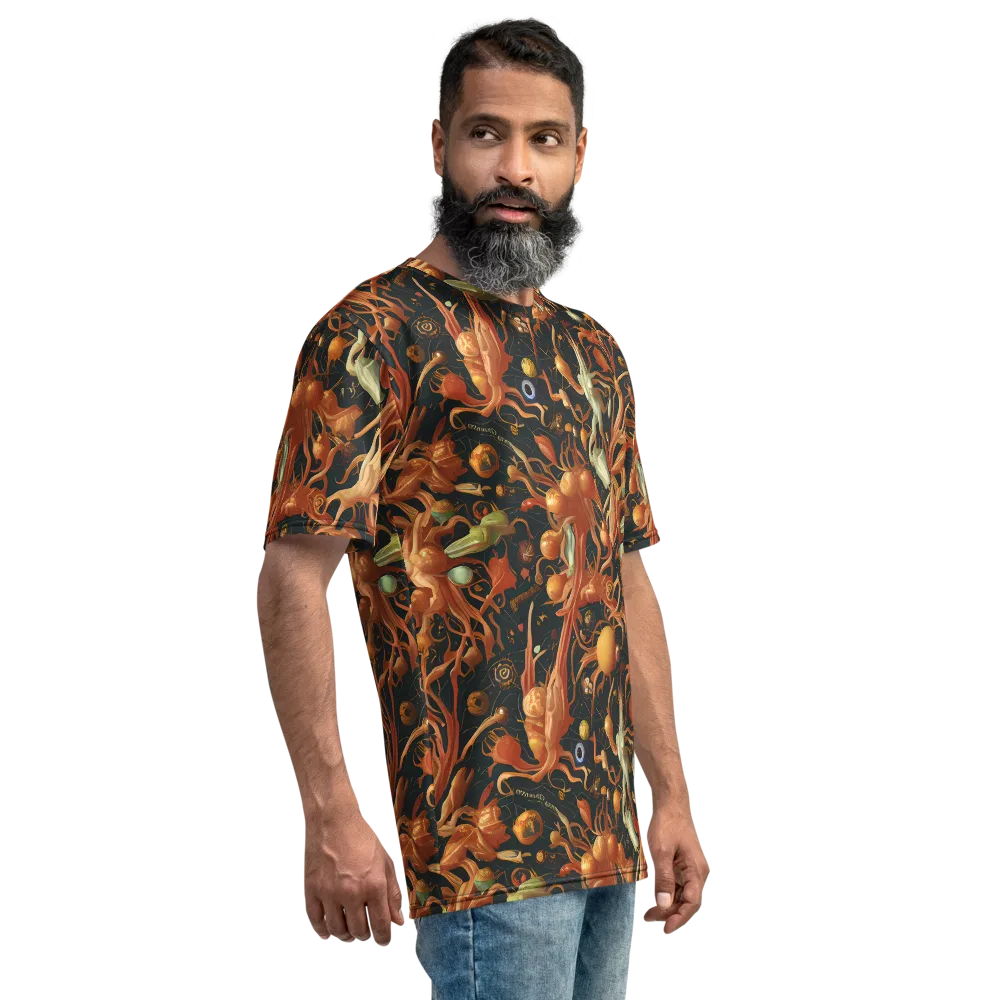 Bosschaert's Nebula on Men's Crew Neck T-Shirt — Right