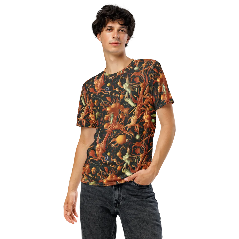 Bosschaert's Nebula on Men's Crew Neck T-Shirt — Front