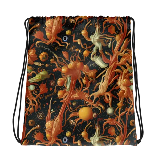 Bosschaert's Nebula on a Drawstring Bag