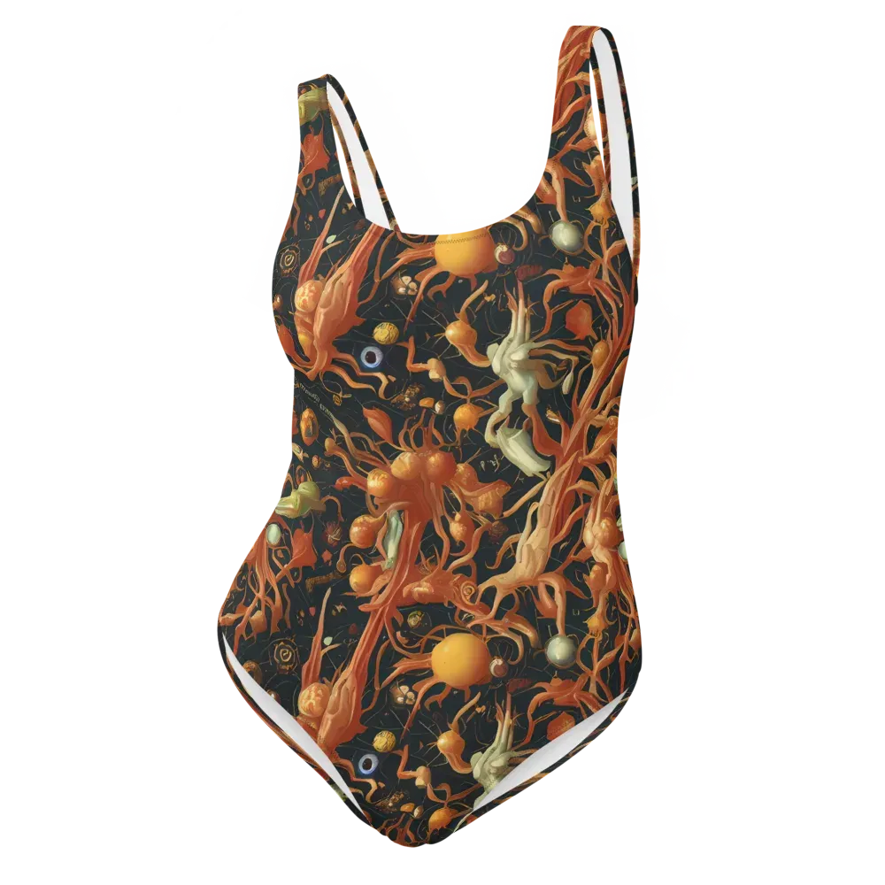 Bosschaert's Nebula on One-Piece Swimsuit — Front