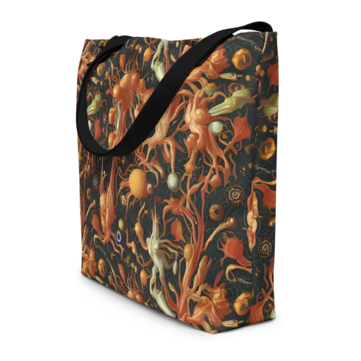 Bosschaert's Nebula on a Large Tote Bag W/ Pocket