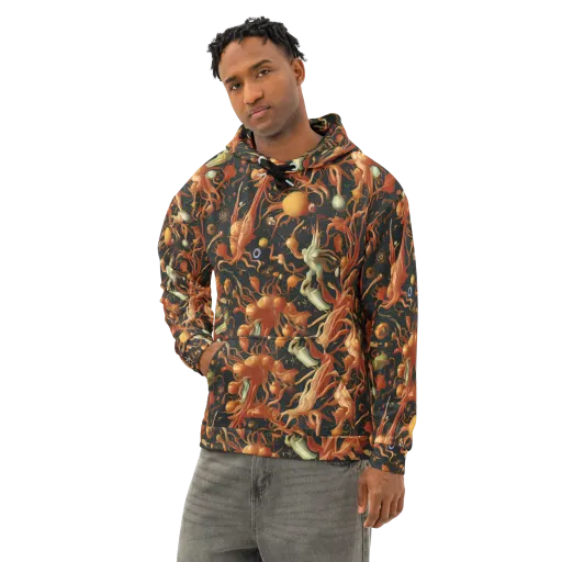 Bosschaert's Nebula on a Cotton Hoodie