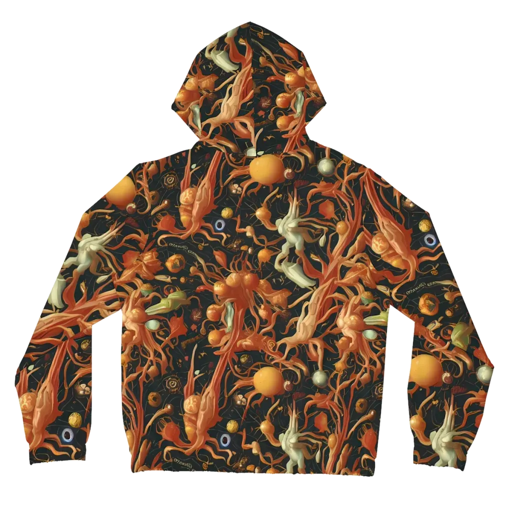 Bosschaert's Nebula on Women's Full-Zip Hoodie — Back