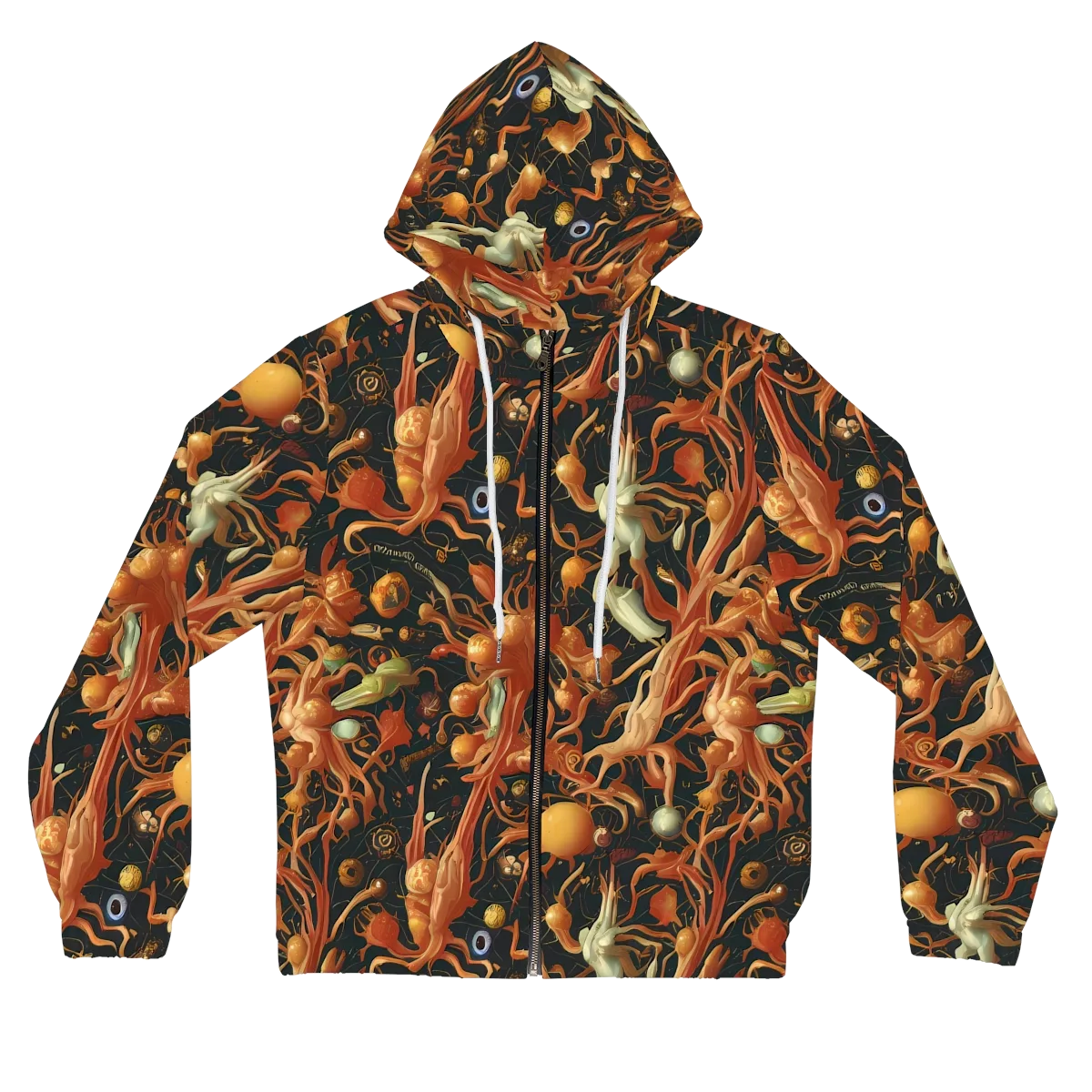 Bosschaert's Nebula on Women's Full-Zip Hoodie — Front