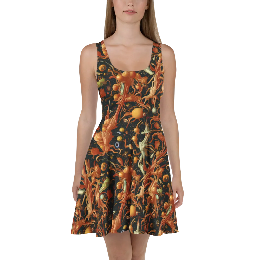 Bosschaert's Nebula on Skater Dress — Front