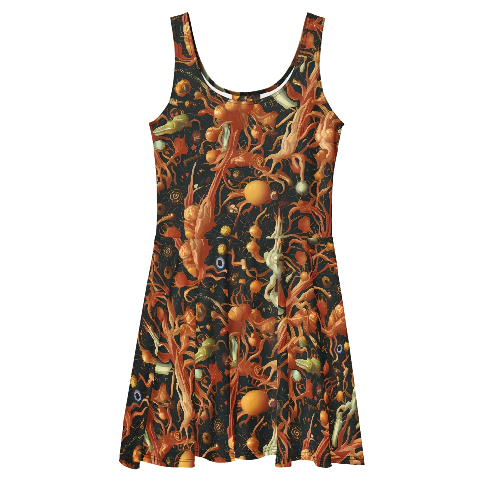 Bosschaert's Nebula on Skater Dress — Front