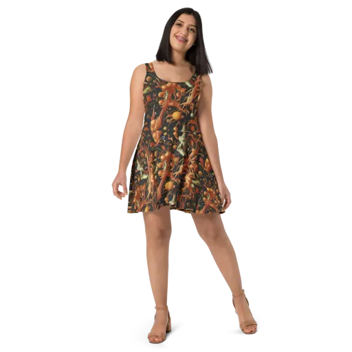 Bosschaert's Nebula on a Skater Dress