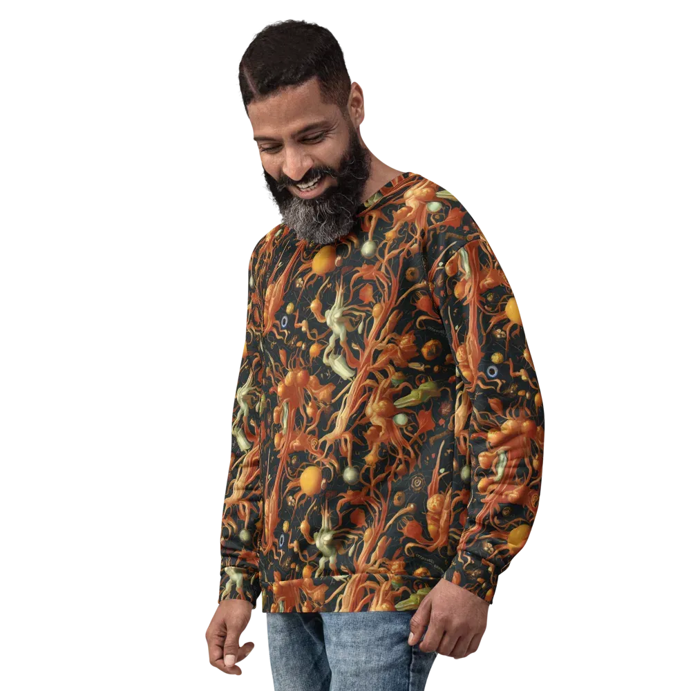 Bosschaert's Nebula on Sweatshirt — Left Front