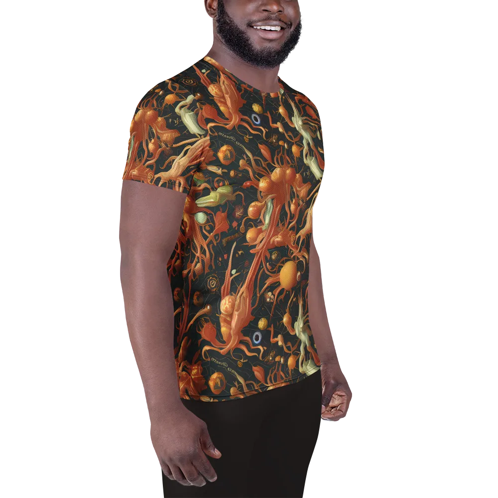 Bosschaert's Nebula on Men's Athletic T-Shirt — Right