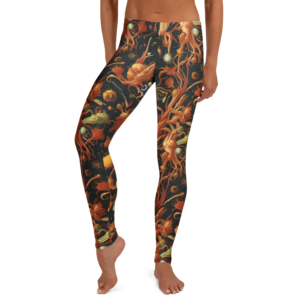 Bosschaert's Nebula on Leggings — Front