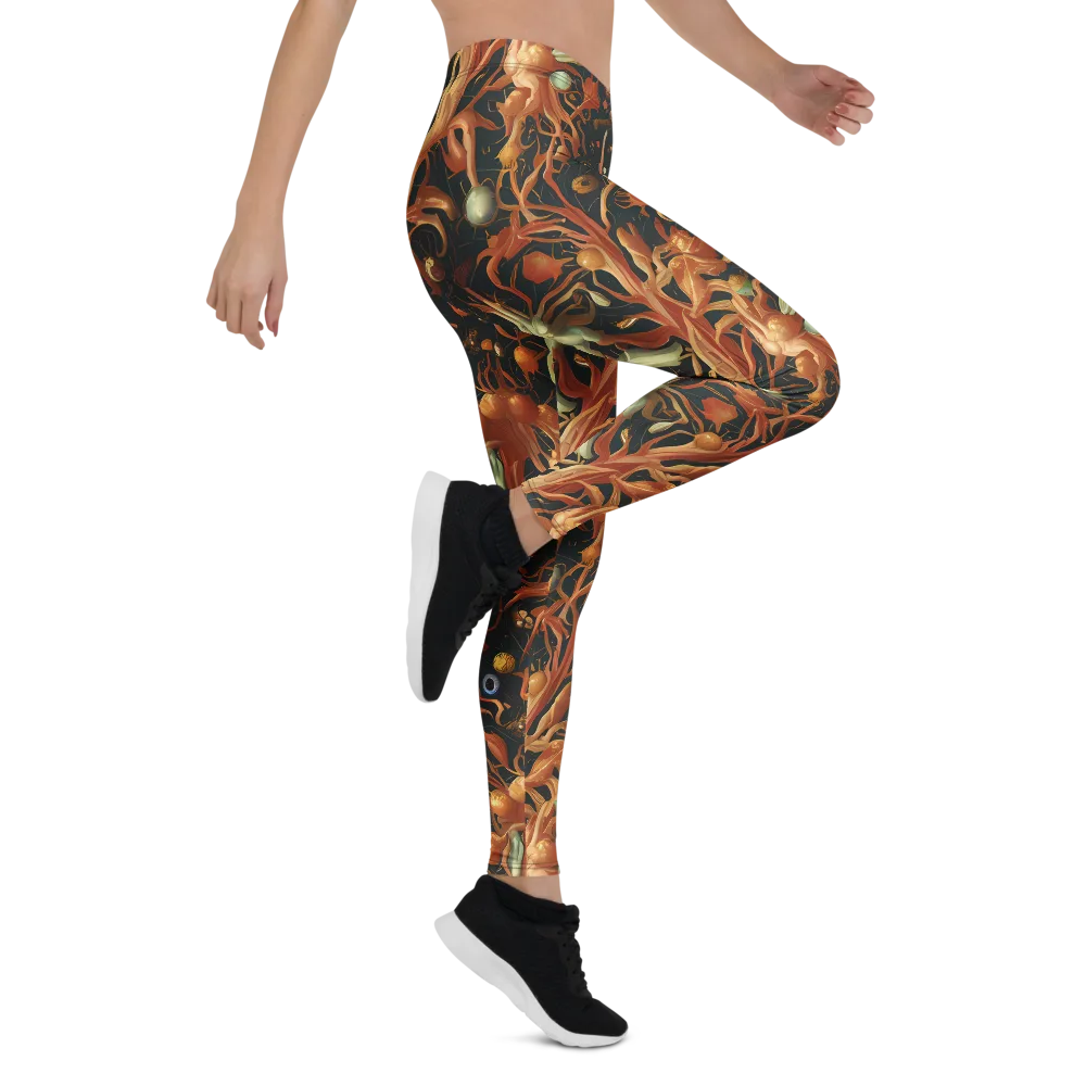 Bosschaert's Nebula on Leggings — Right
