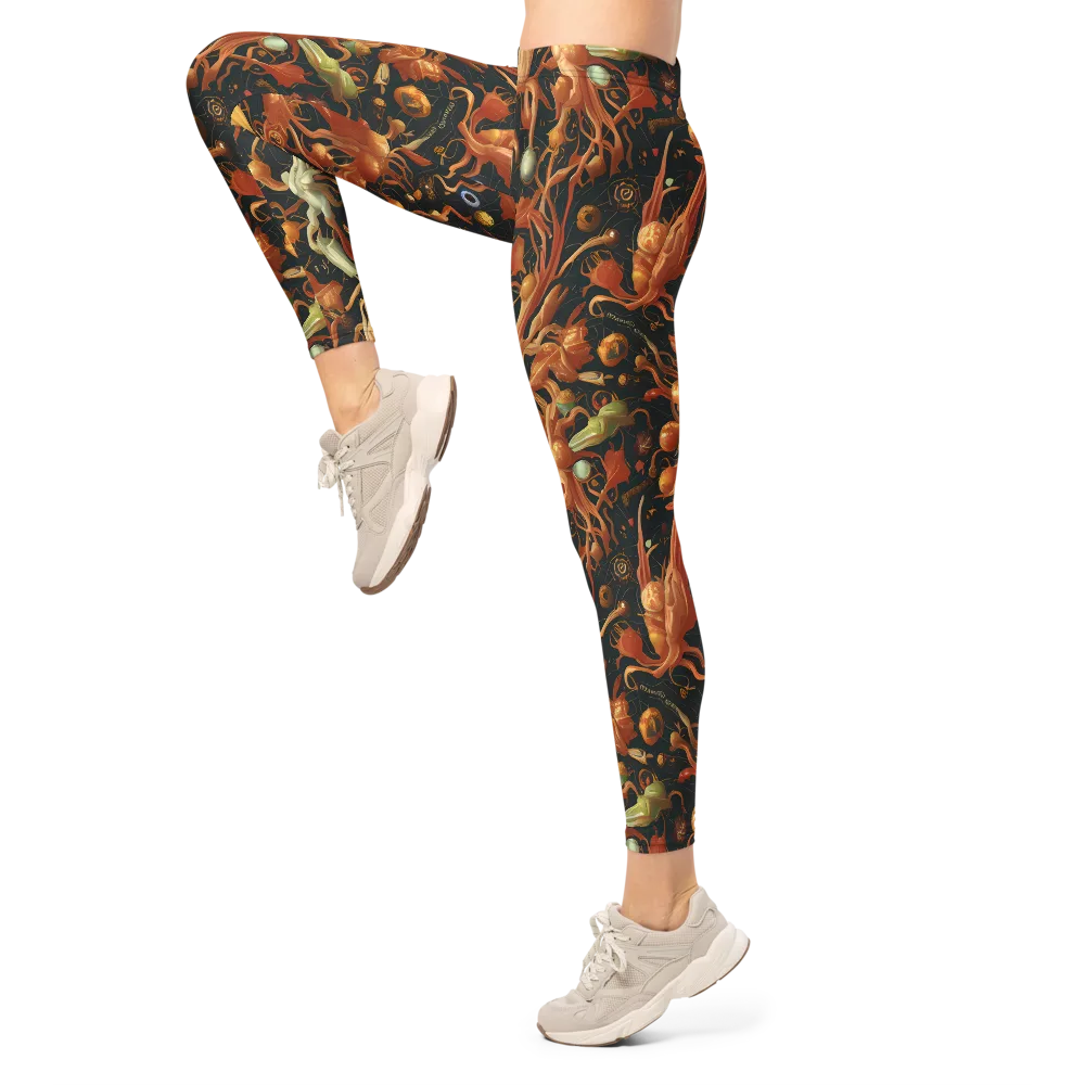 Bosschaert's Nebula on Leggings — Left