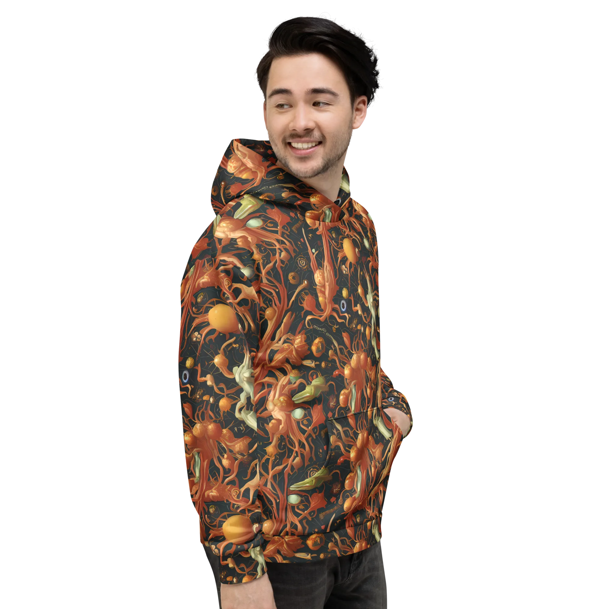 Bosschaert's Nebula on Hoodie — Right