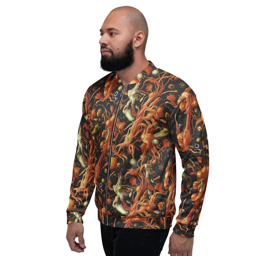 Bosschaert's Nebula on Bomber Jacket — Left