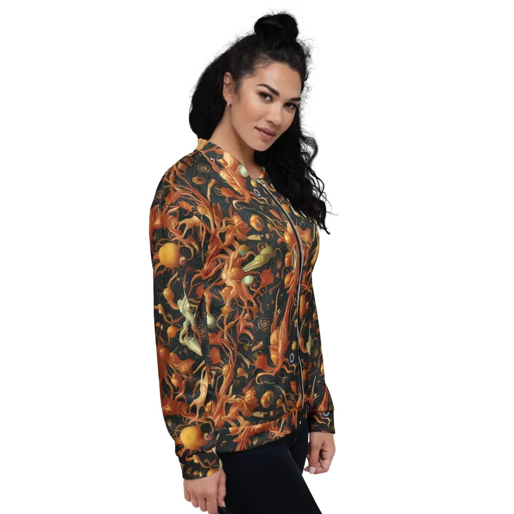 Bosschaert's Nebula on Bomber Jacket — Right