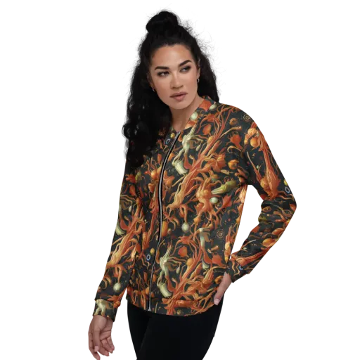Bosschaert's Nebula on a Bomber Jacket
