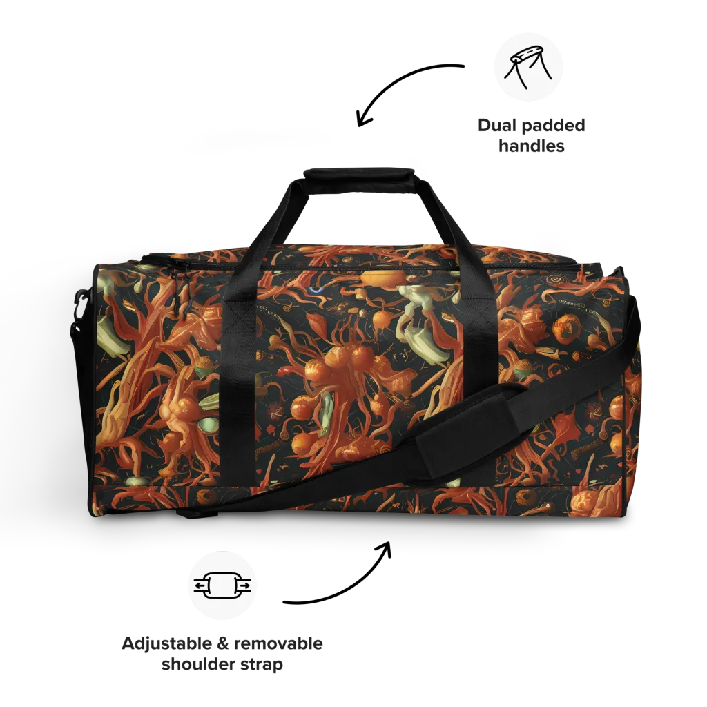 Bosschaert's Nebula on Duffle Bag — Front