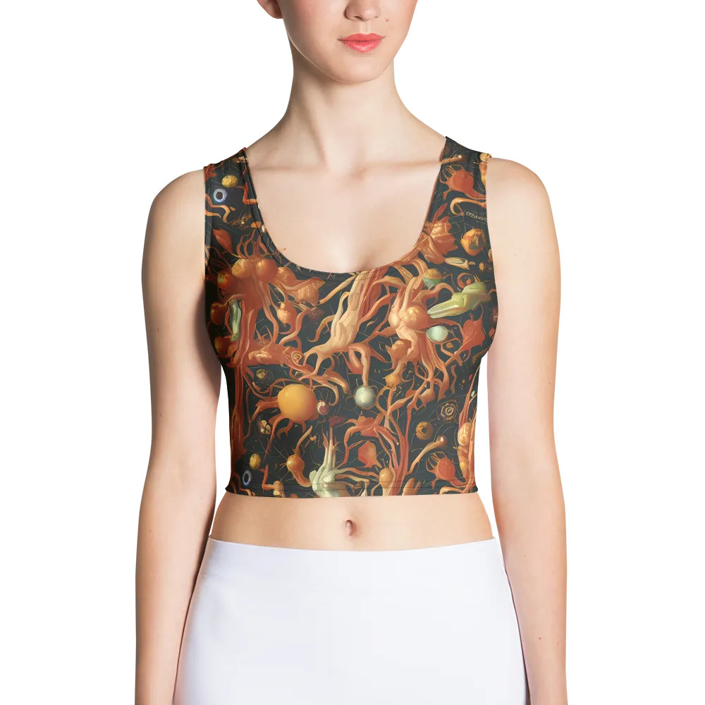 Bosschaert's Nebula on Crop Top — Front