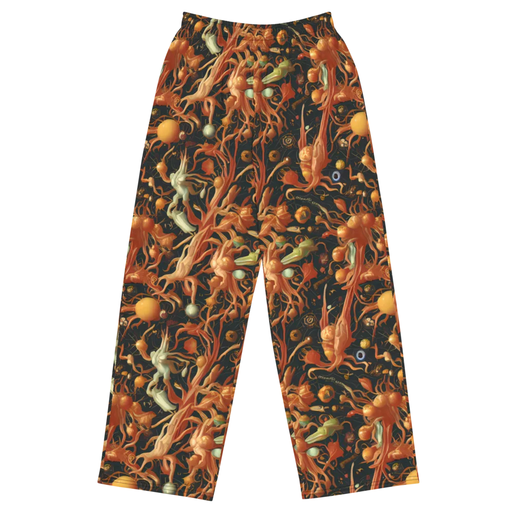 Bosschaert's Nebula on Wide-Leg Pants — Front