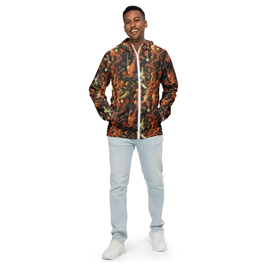 Bosschaert's Nebula on Men's Windbreaker — Front
