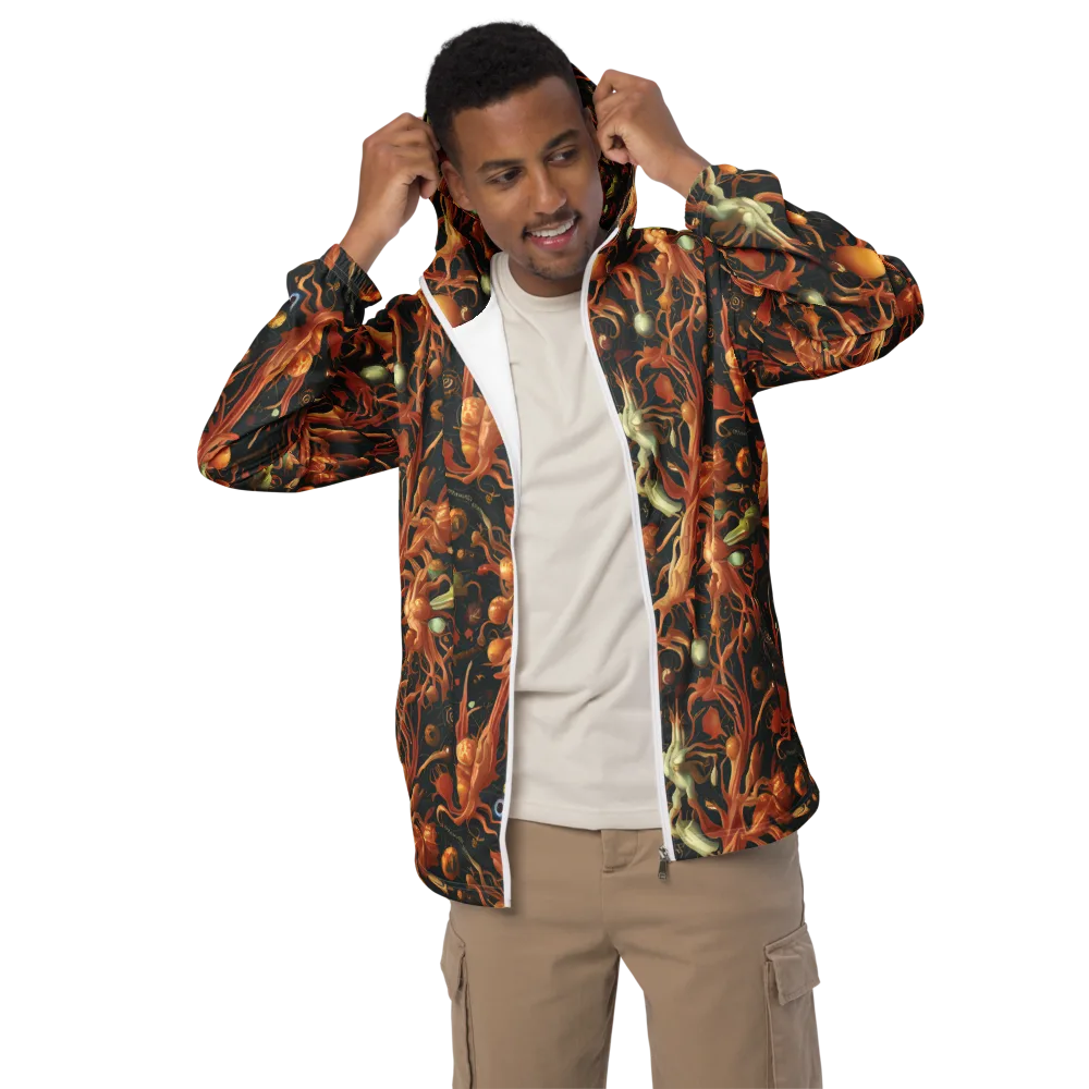 Bosschaert's Nebula on Men's Windbreaker — Front