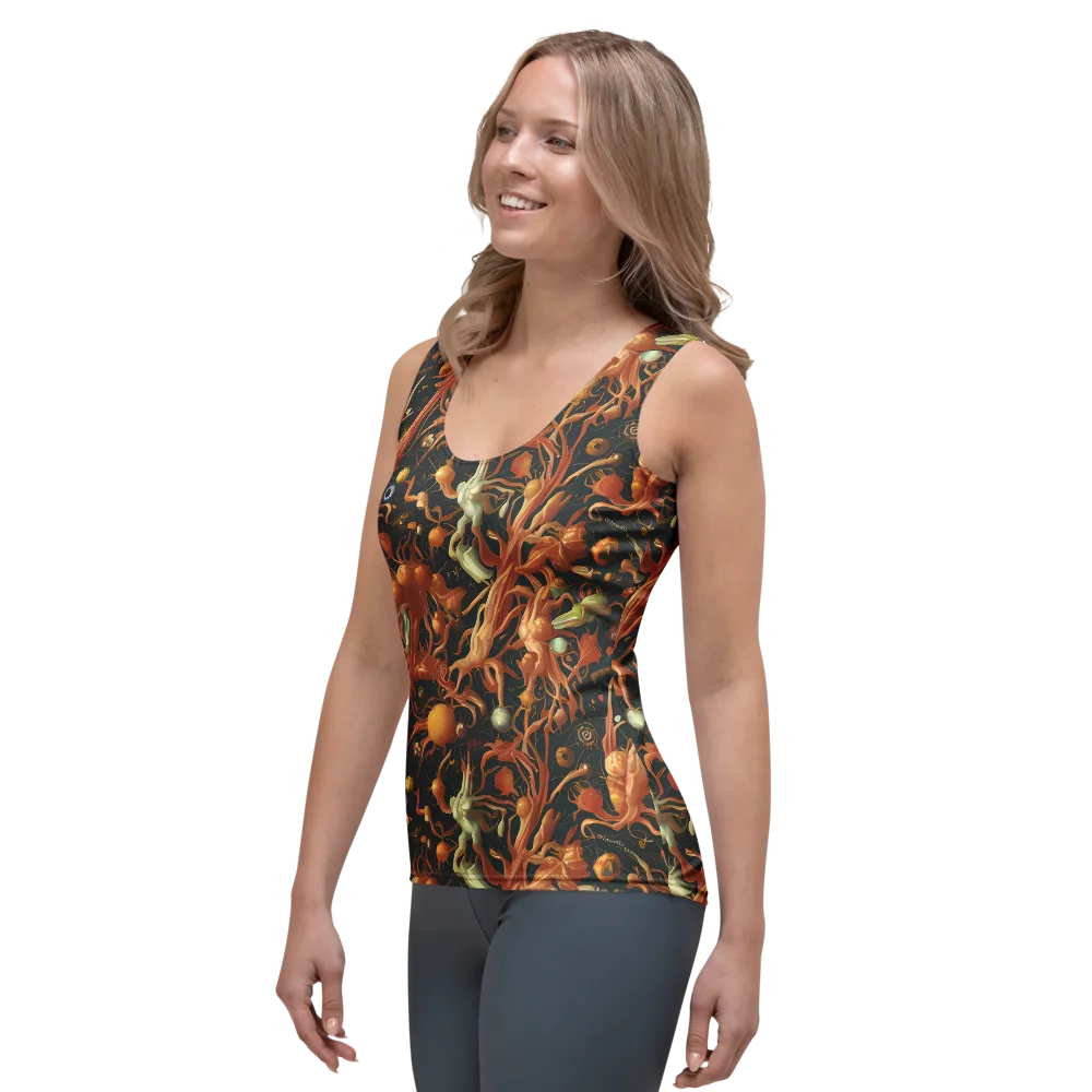 Bosschaert's Nebula on Women's Tank Top — Left Front