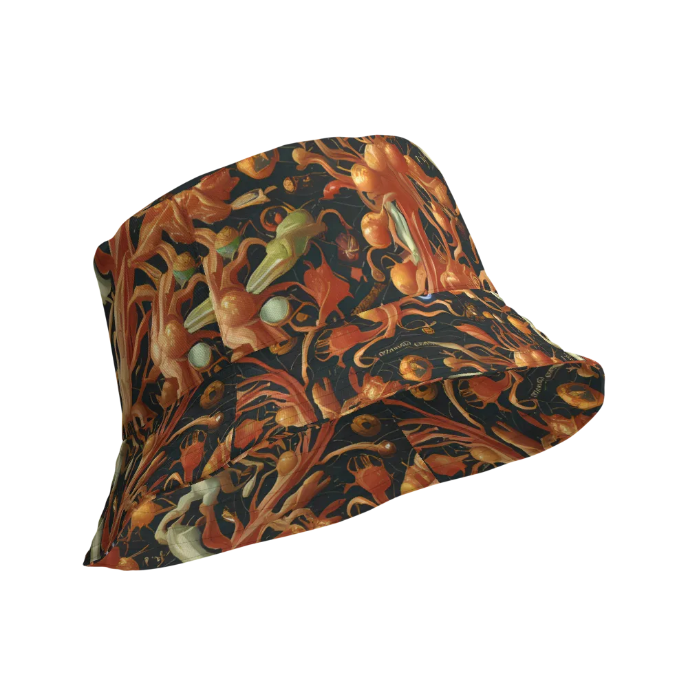 Bosschaert's Nebula on Reversible Bucket Hat — Product details Outside