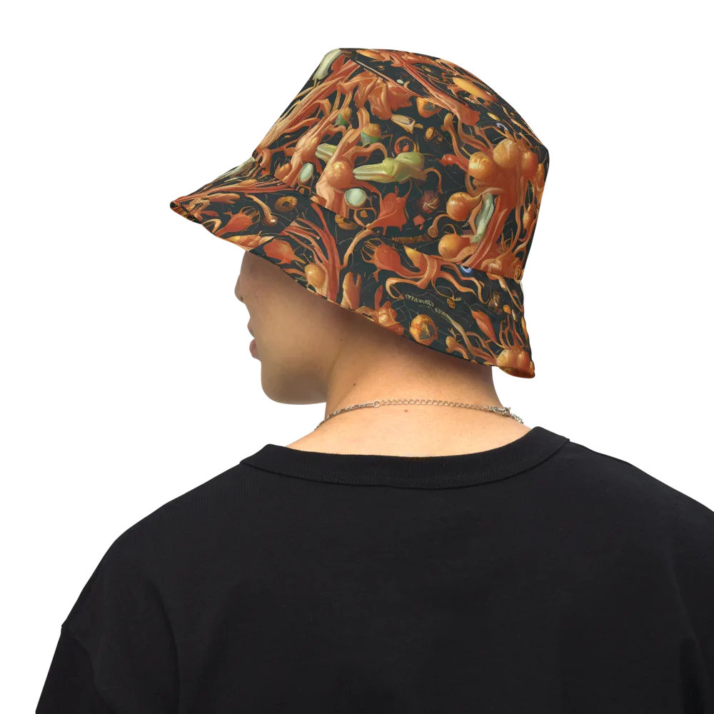 Bosschaert's Nebula on Reversible Bucket Hat — Back Inside