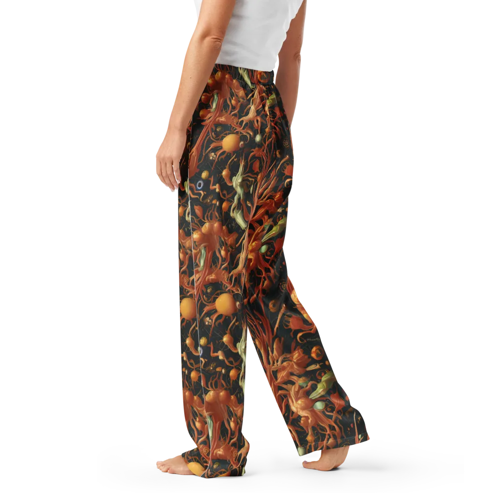 Bosschaert's Nebula on Women's Pajama Pants — Left