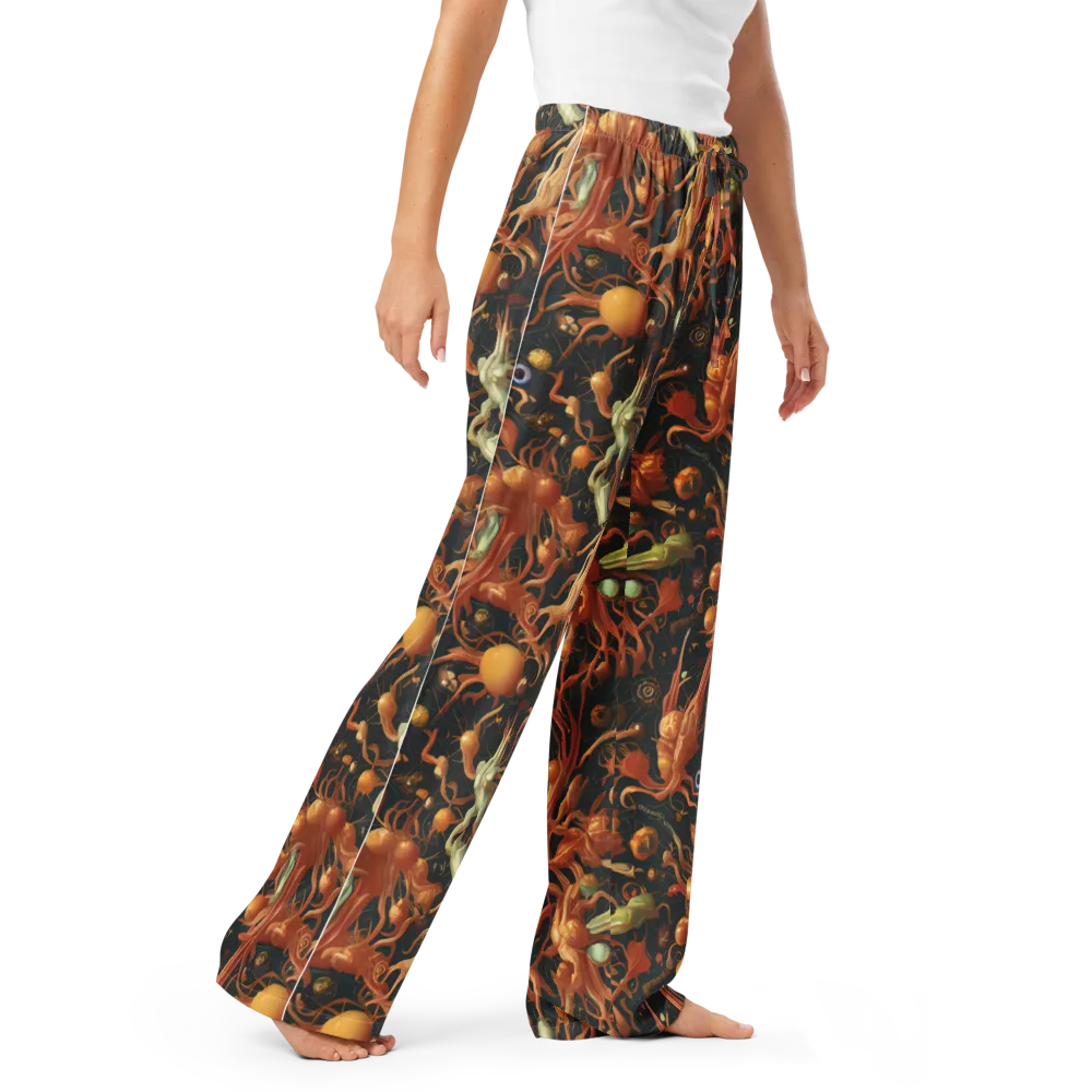 Bosschaert's Nebula on Women's Pajama Pants — Right Front