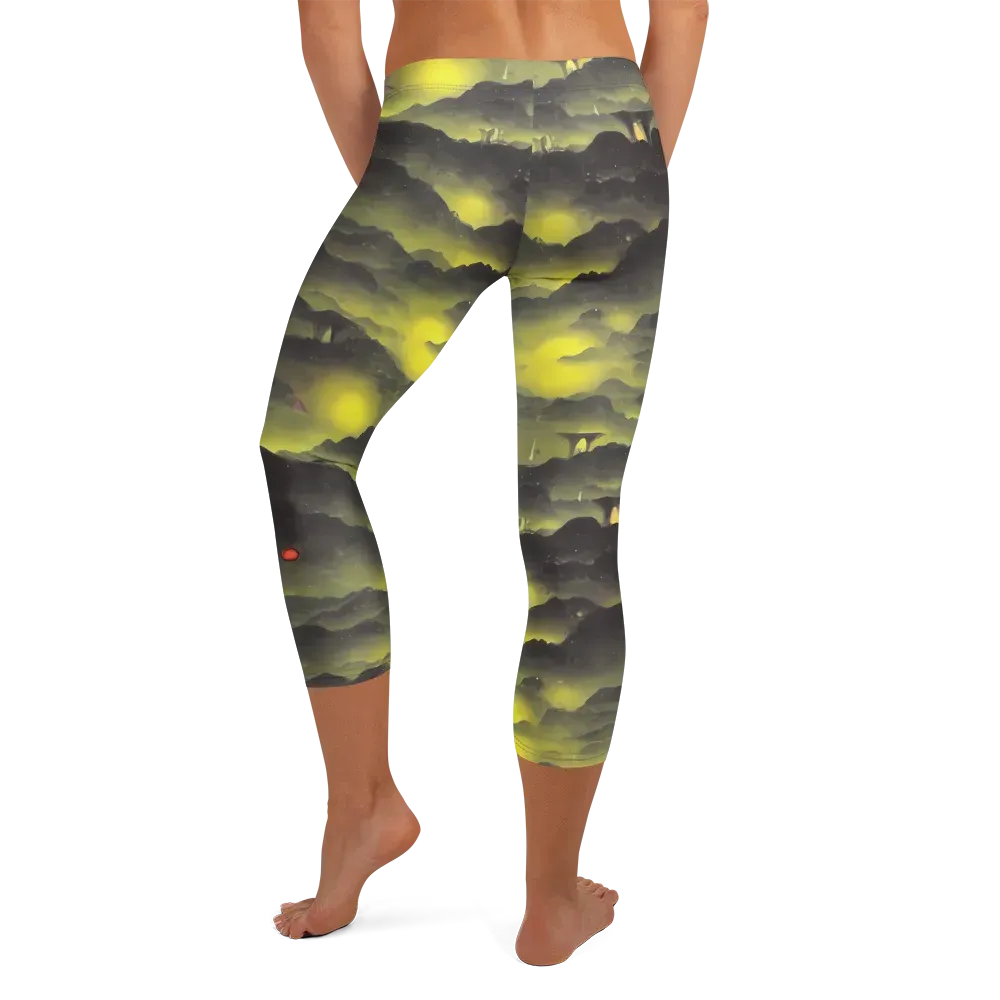 Spectral Isle on Capri Leggings — Back