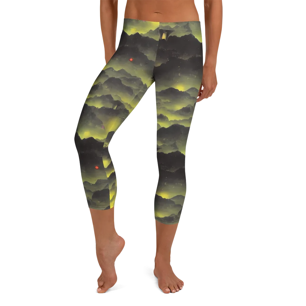Spectral Isle on Capri Leggings — Front