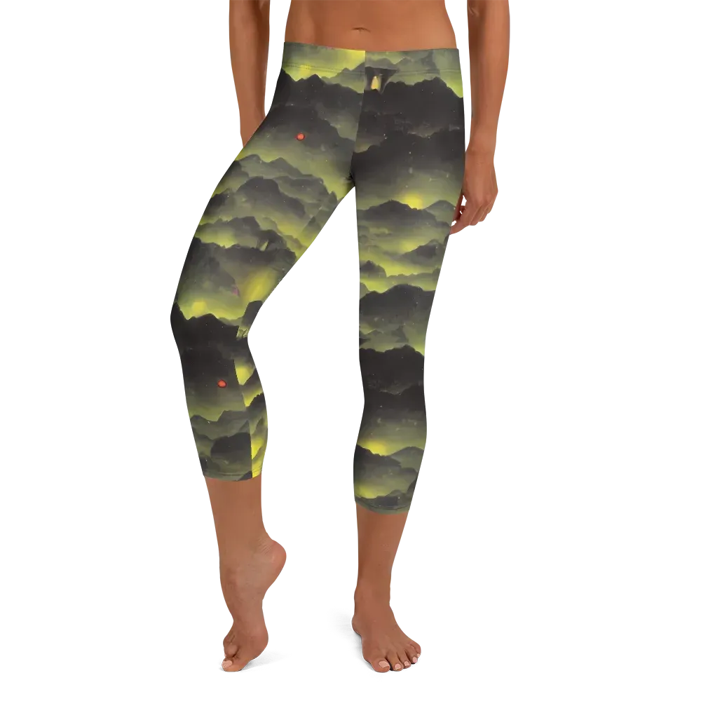 Spectral Isle on Capri Leggings — Front