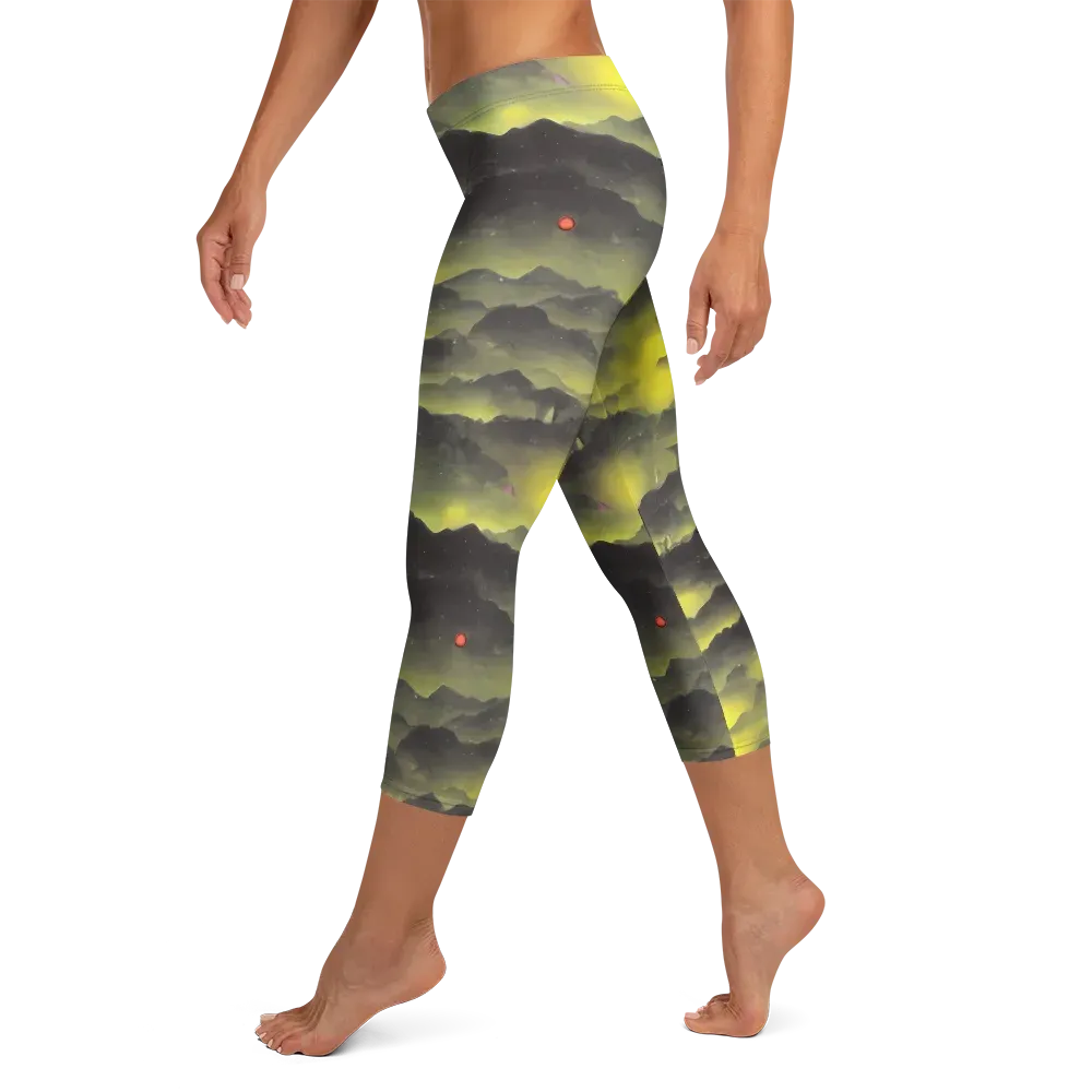 Spectral Isle on Capri Leggings — Left