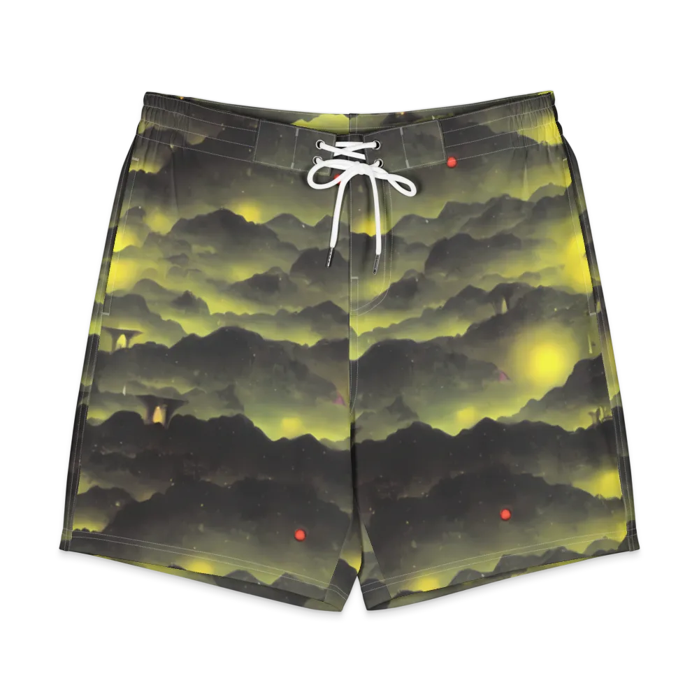 Spectral Isle on Men's Board Shorts — Front