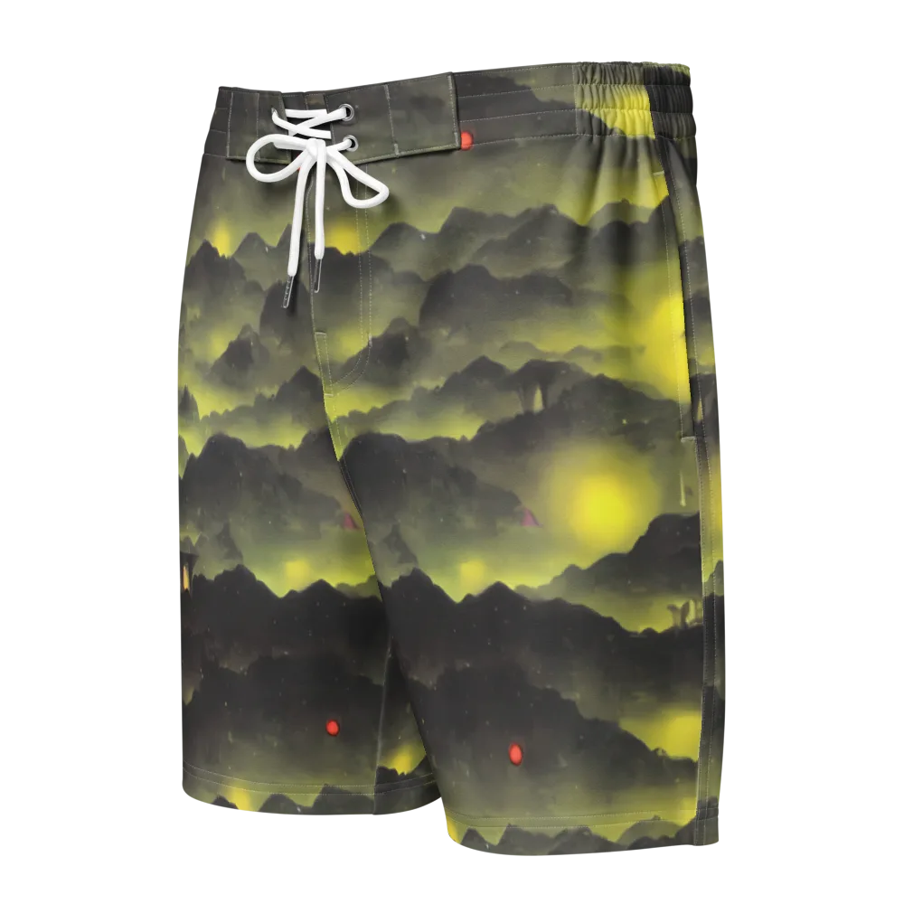 Spectral Isle on Men's Board Shorts — Front