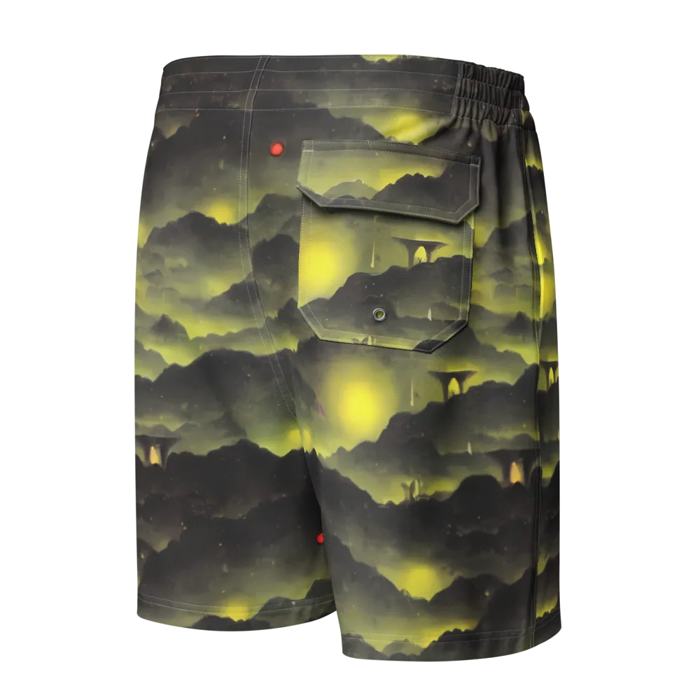 Spectral Isle on Men's Board Shorts — Back