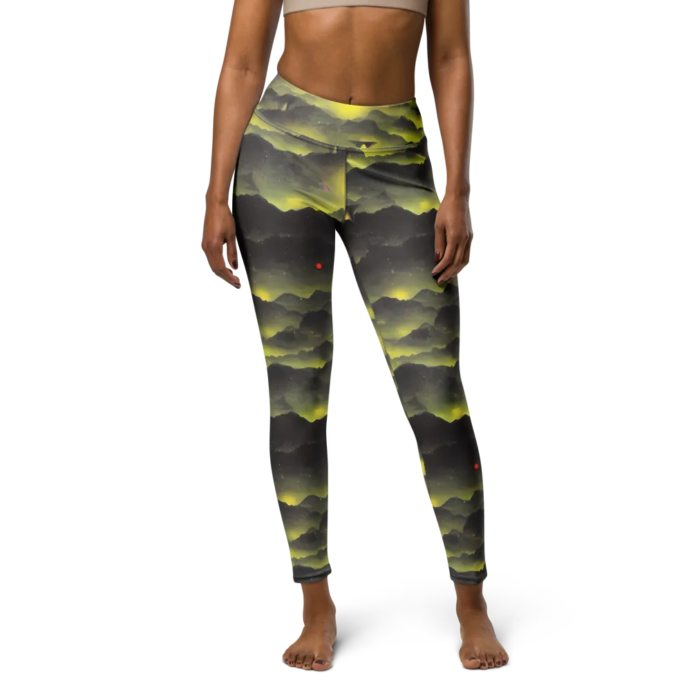 Spectral Isle on Yoga Leggings — Front