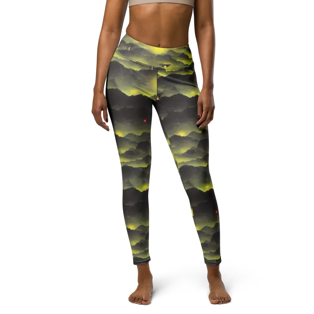 Spectral Isle on Yoga Leggings — Front