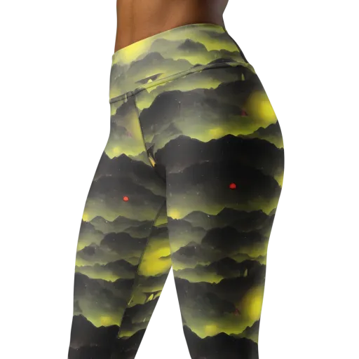 Spectral Isle on a Yoga Leggings