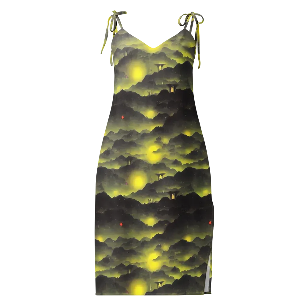 Spectral Isle on Slip Dress — Front