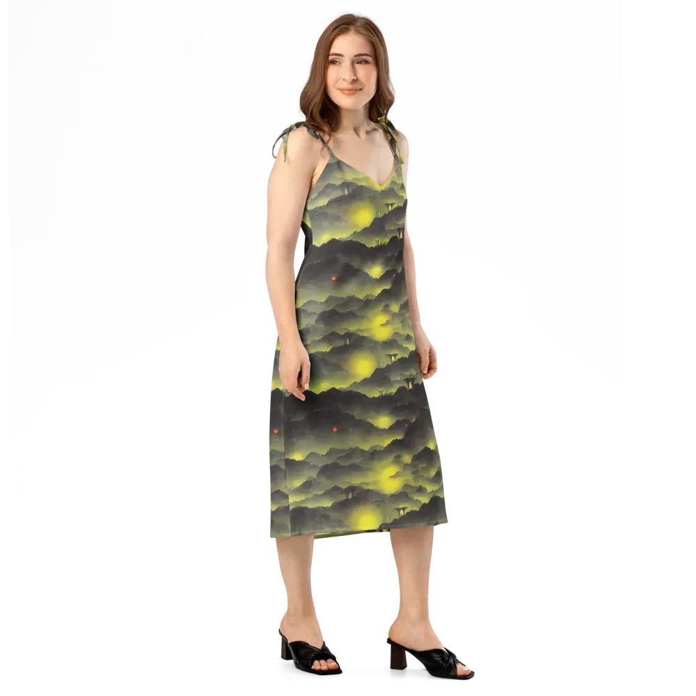 Spectral Isle on Slip Dress — Right Front