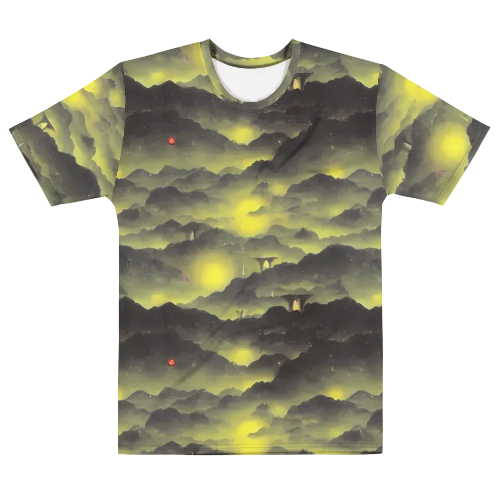 Spectral Isle on Men's Cotton Crew Neck T-Shirt — Front