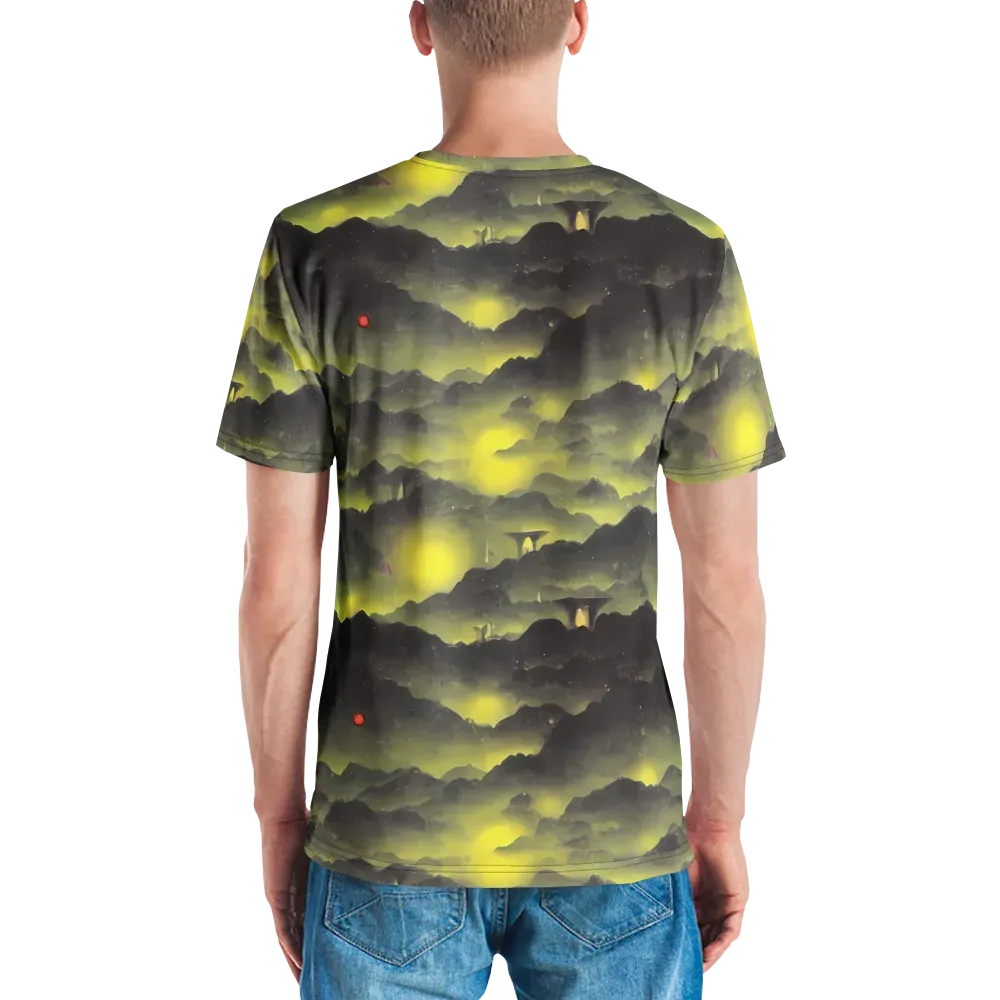 Spectral Isle on Men's Crew Neck T-Shirt — Back